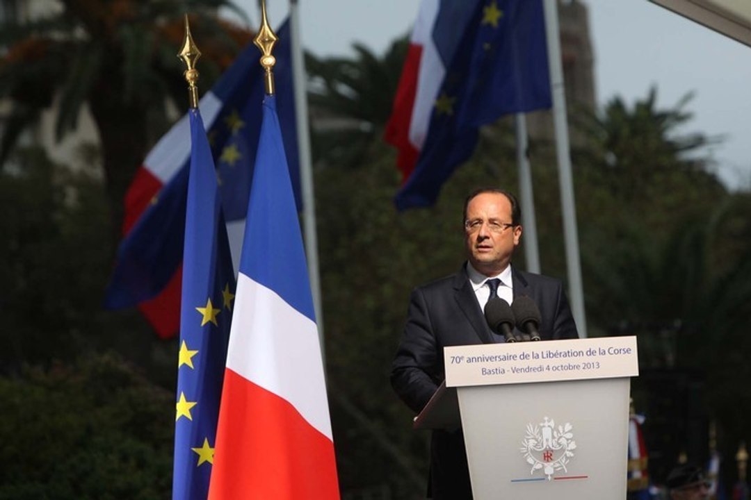 Discours du président de la République à Bastia