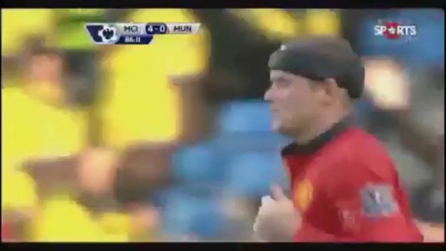 Wayne rooney amazing free kick against Manchester City