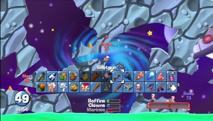 PS3 - Worms - Marines - Challenge 9