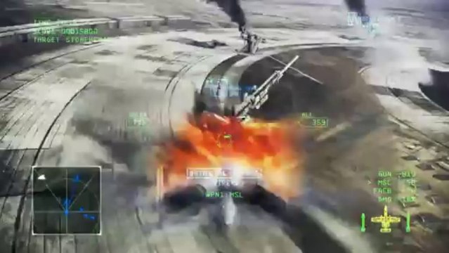 Ace Combat Infinity (PS3) - Combat à Stonehenge