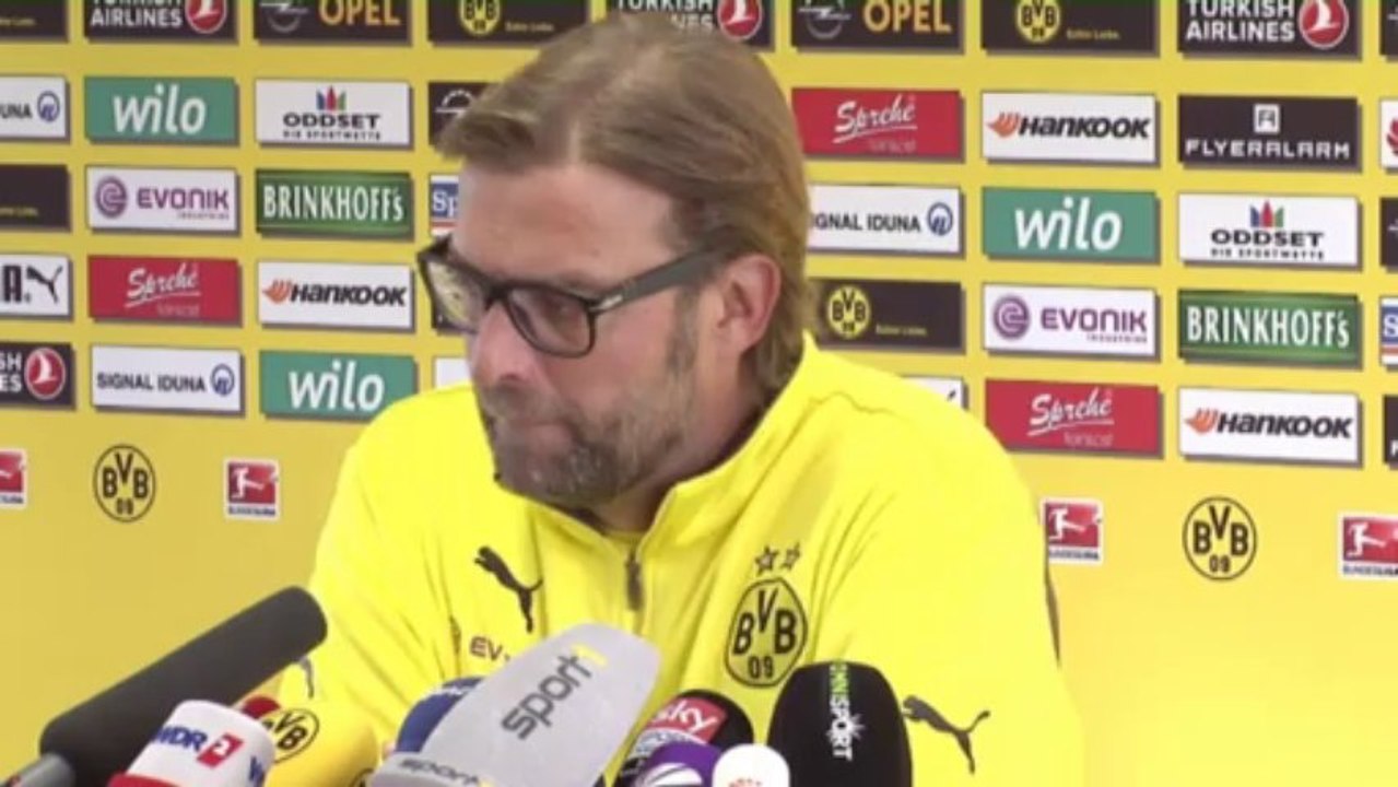 Klopp bricht PK ab: 'Jetzt is' vorbei!'