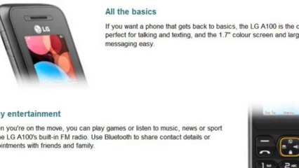 LG A100