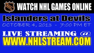 Watch New York Islanders vs New Jersey Devils 