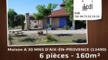 Vente - maison - A 30 MNS D'AIX-EN-PROVENCE (13490)  - 160m²