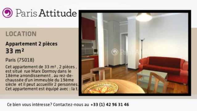 Appartement 1 Chambre à louer - Marx Dormoy, Paris - Ref. 8592