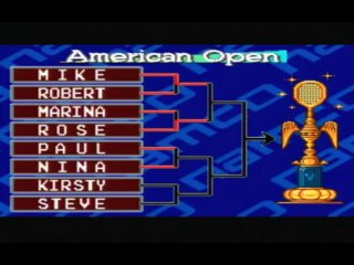 SNES - Smash Tennis - American Open