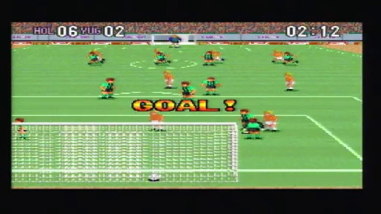 SNES - Super Soccer - Game 3 - Holland vs Yugoslavia