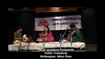 SAPNA 25TH ANNIVERSARY: LOCAL TALENT: FEATURED VOCALIST: JAYASHREE VENKATESH: 