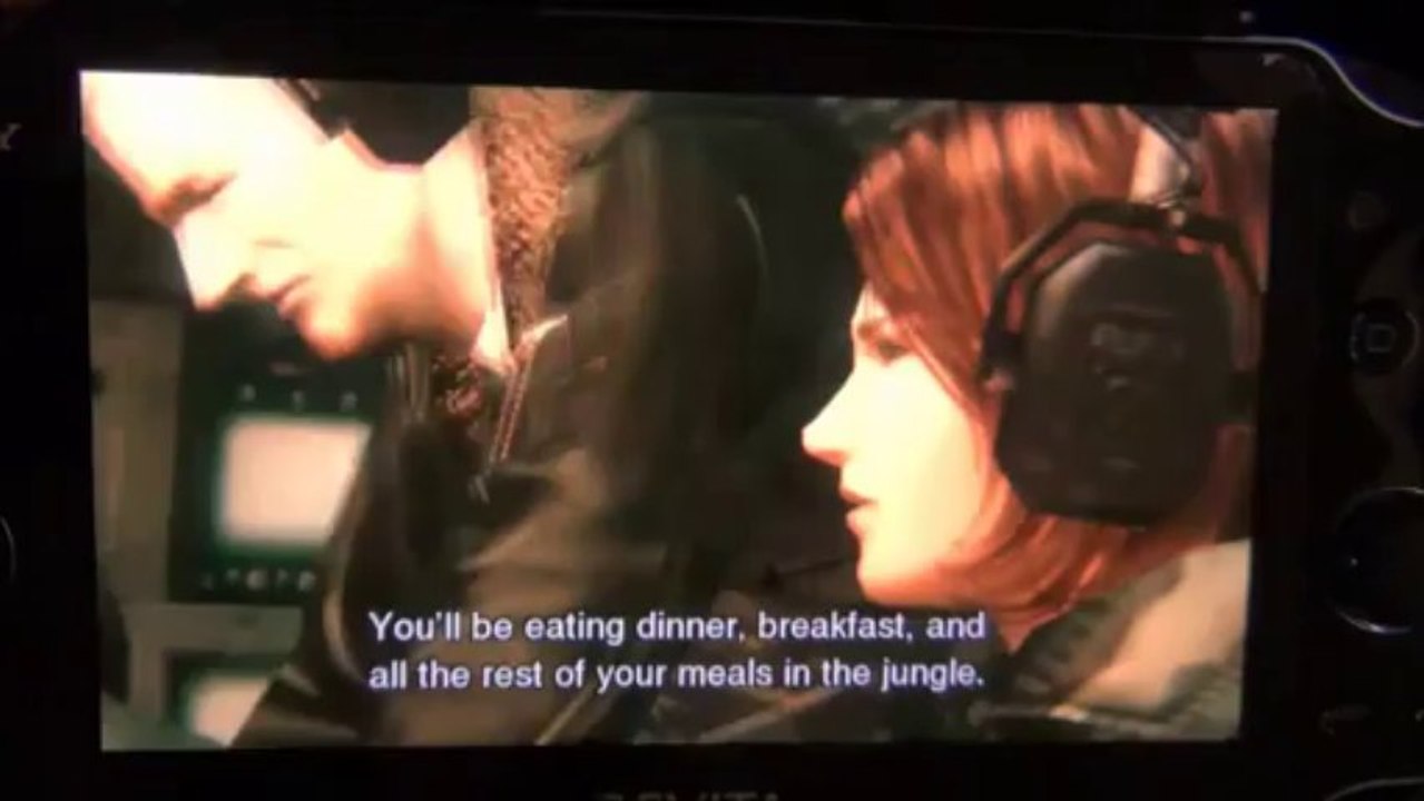 PS VITA Intro Metal Gear solid snake  3 HD