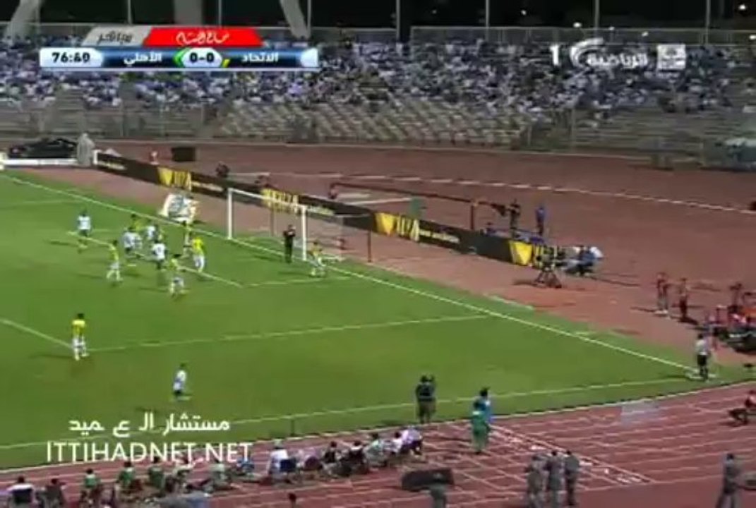 ملخص الشوط الثاني الاتحاد والاهلي الجولة الخامسه