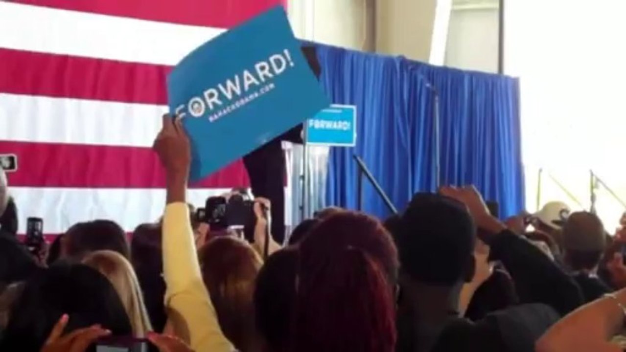 America's #1 Diva- Mariah Carey, speaking at Obama 2012 Grassroots Event in Charlotte, NC