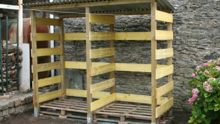 Construire un support pour bois de chauffage