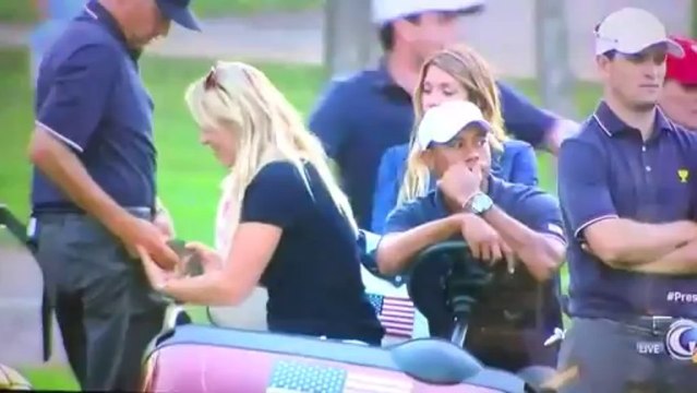 Tiger Woods ile Lindsey Vonn çok mutlu