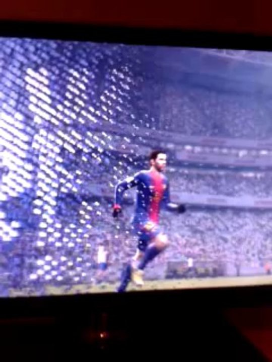 pes 2013 fc barcelone olympique lyonnais but messi