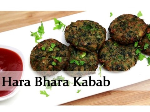 Hara Bhara Kabab - Kabab Recipe - Starter Snacks Recipe By Ruchi Bharani [HD]