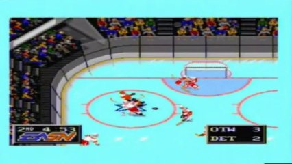 Mega Drive - NHLPA 93 - Ottawa vs Detroit - Final - Game 1