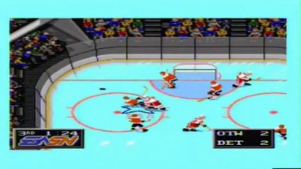 Mega Drive - NHLPA 93 - Ottawa vs Detroit - Final - Game 5