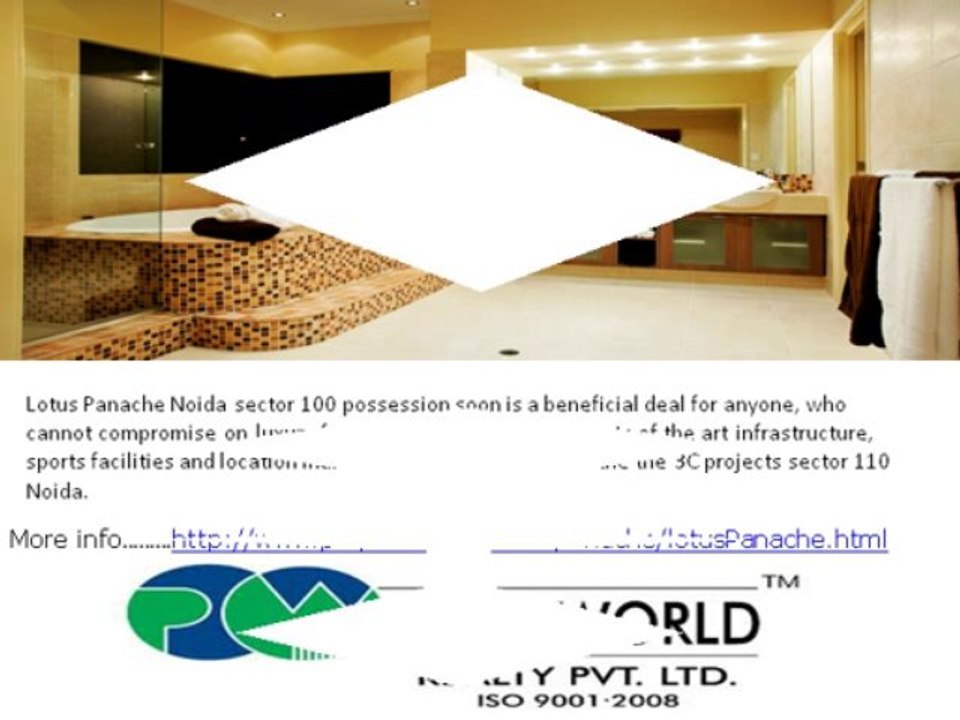 3C Lotus panache Ready to Move Lotus Panache Resale Price Sec-110 call 9910002840