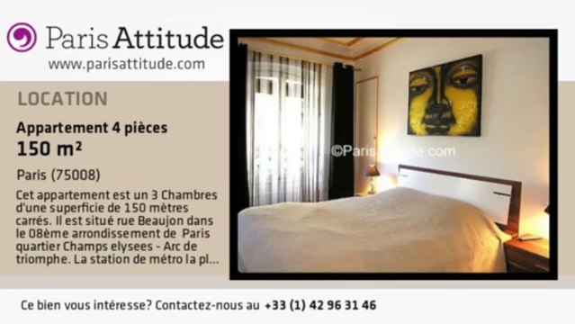 Appartement 3 Chambres à louer - Arc de Triomphe, Paris - Ref. 5042