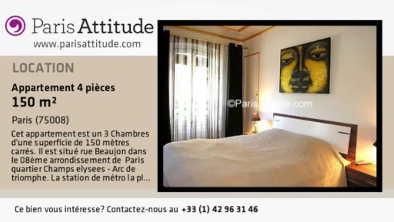 Appartement 3 Chambres à louer - Arc de Triomphe, Paris - Ref. 5042