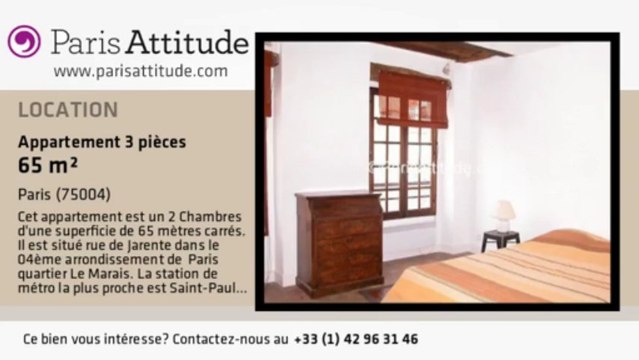 Appartement 2 Chambres à louer - St Paul, Paris - Ref. 423