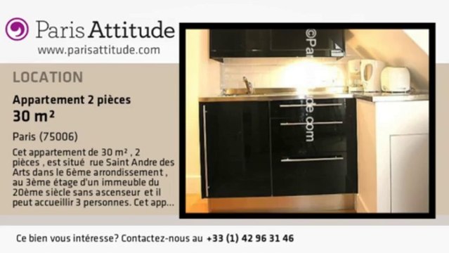 Appartement 1 Chambre à louer - St Germain, Paris - Ref. 6222