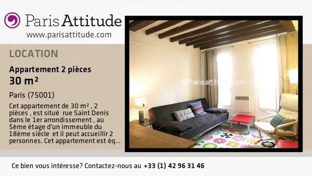 Appartement 1 Chambre à louer - Châtelet, Paris - Ref. 1957