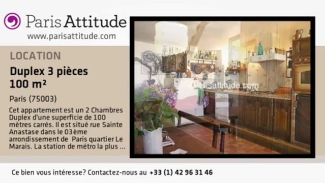 Duplex 2 Chambres à louer - Musée Picasso, Paris - Ref. 3568