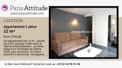 Appartement Studio à louer - Sacré Cœur, Paris - Ref. 6685