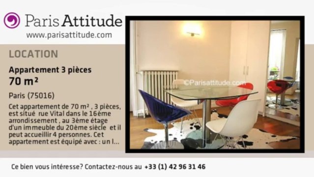 Appartement 2 Chambres à louer - La Muette, Paris - Ref. 7238
