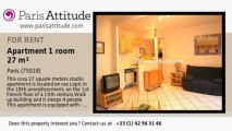 Studio Apartment for rent - Montmartre, Paris - Ref. 1755
