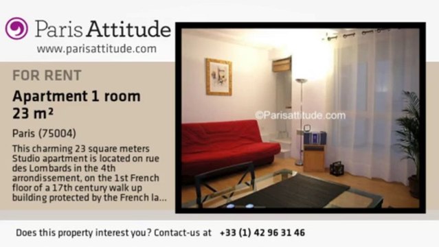 Studio Apartment for rent - Hôtel de Ville, Paris - Ref. 2043