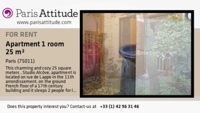 Alcove Studio Apartment for rent - Bastille, Paris - Ref. 6269