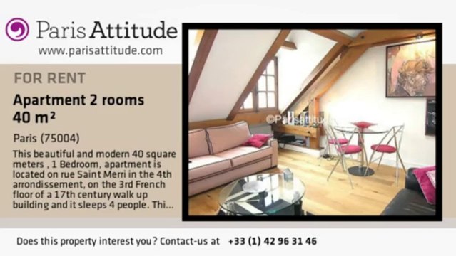 1 Bedroom Apartment for rent - Centre George Pompidou, Paris - Ref. 5938