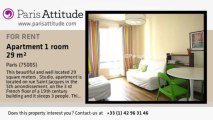 Studio Apartment for rent - Port Royal, Paris - Ref. 6557