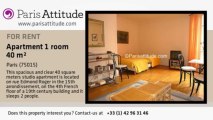 Studio Apartment for rent - Commerce, Paris - Ref. 1317