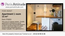 Studio Apartment for rent - Bourse, Paris - Ref. 6650