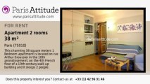 1 Bedroom Apartment for rent - Canal St Martin, Paris - Ref. 2323