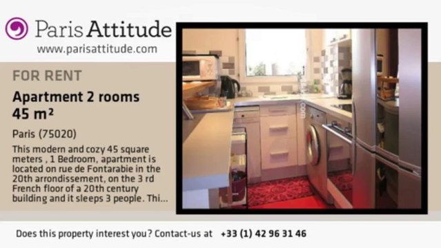 1 Bedroom Apartment for rent - Porte de Montreuil, Paris - Ref. 3352