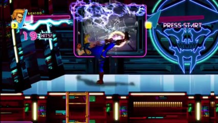 Xbox 360 - Double Dragon Neon - Mission 3 - Space Lair