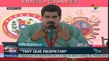 Pdte. Maduro exige respeto a la memoria del comandante Chávez