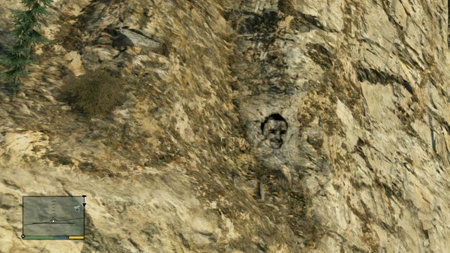 GTA V : Un visage sur le Mont Chiliad (Easter Egg)