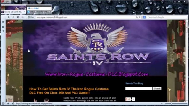 Saints Row IV The Iron Rogue Costume DLC Unlock Tutorial