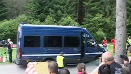 Rallye de France 2013 Ménil de Senones Gendarmerie en manoeuvre