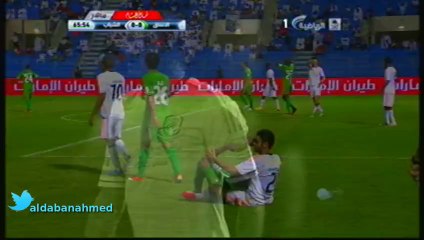 تصدي مميز لوليد عبدالله في لقاء الاتفاق