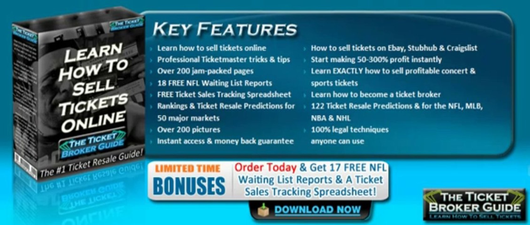 The Ticket Broker Guide Review + Bonus 