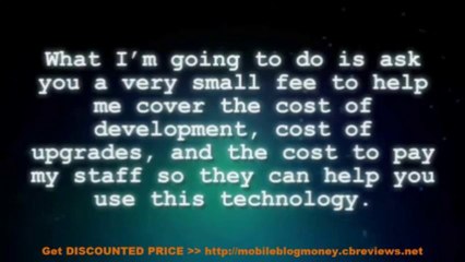 [GET DISCOUNTED PRICE] Mobile Blog Money Review - Legitimate or Scam?