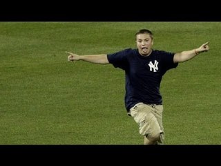 Real Madrid fan running on field records footage on Vine