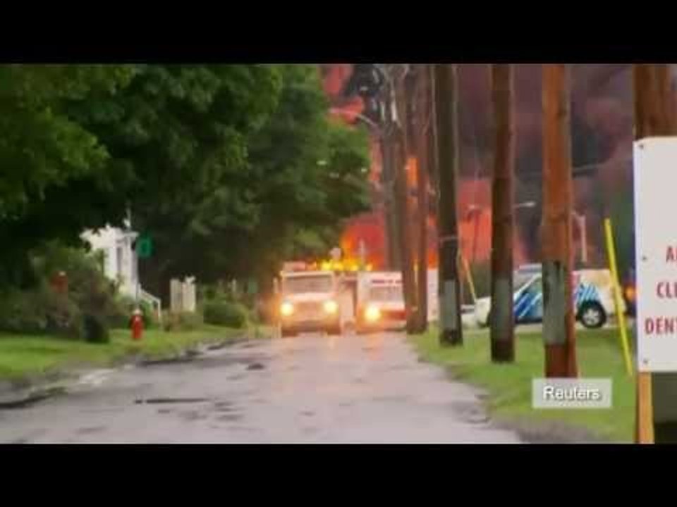 Criminal probe for Lac-Megantic derailment disaster, train company blames firefighters