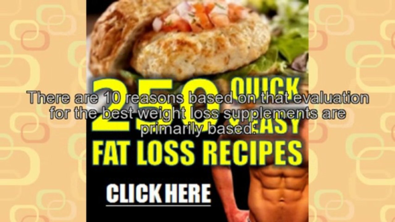 Right Fat burning supplements Review Tips